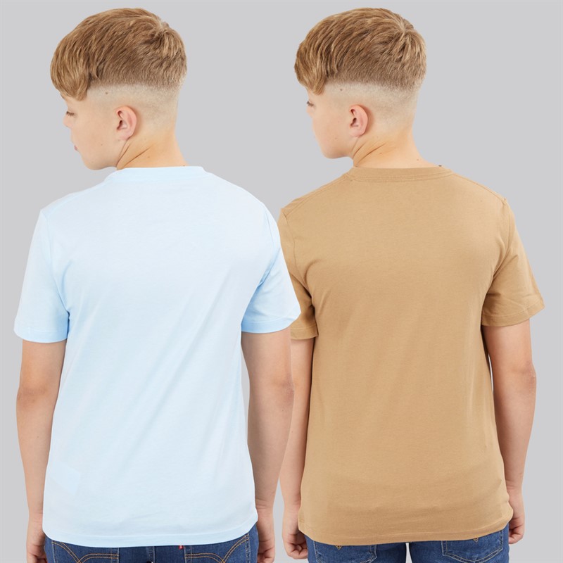 Calvin Klein Jeans Boys Two Pack T-Shirts Tigers Eye F&T Tigers Eye