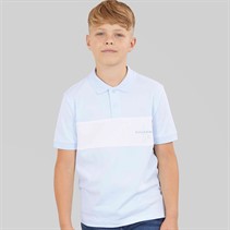 Calvin Klein Jeans Boys Polo Shirt Nantucket Breeze