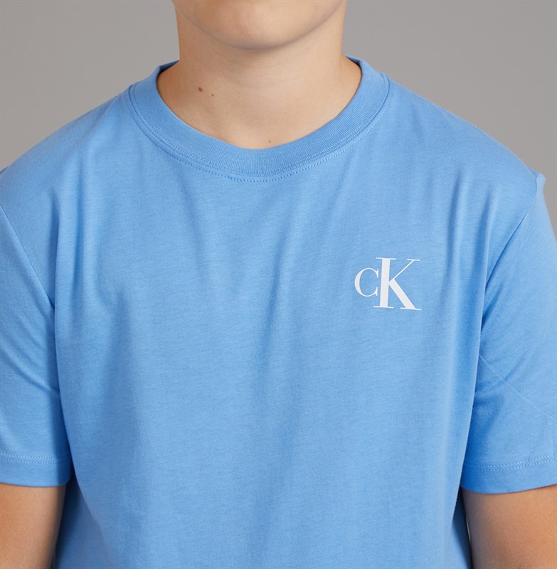 Calvin Klein Jeans Boys Two Pack T-Shirts Oatmeal
