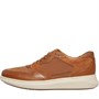 Clarks Baskets Un Globe Run Homme Brun Clair