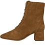 Clarks Womens Sheer 55 Lace Heeled Ankle Boots Dark Tan Suede