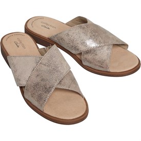 Buy Clarks Womens Declan Ivy Sandals Pewter Metallic