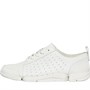 Clarks Baskets Tri Amelia Edge Femme Blanc Cassé