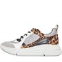 Clarks Womens Tri Comet Lace Trainers Leopard Print