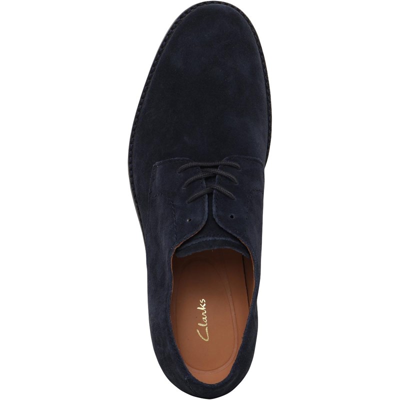 clarks atticus lace navy