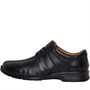 Clarks Mens Toureg Vibe Leather Shoes Black