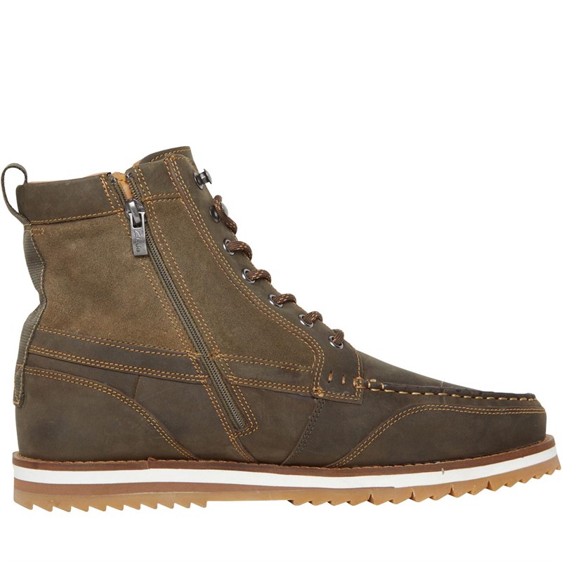 Clarks Herrer Durston Hi Mode støvler Kakigrøn