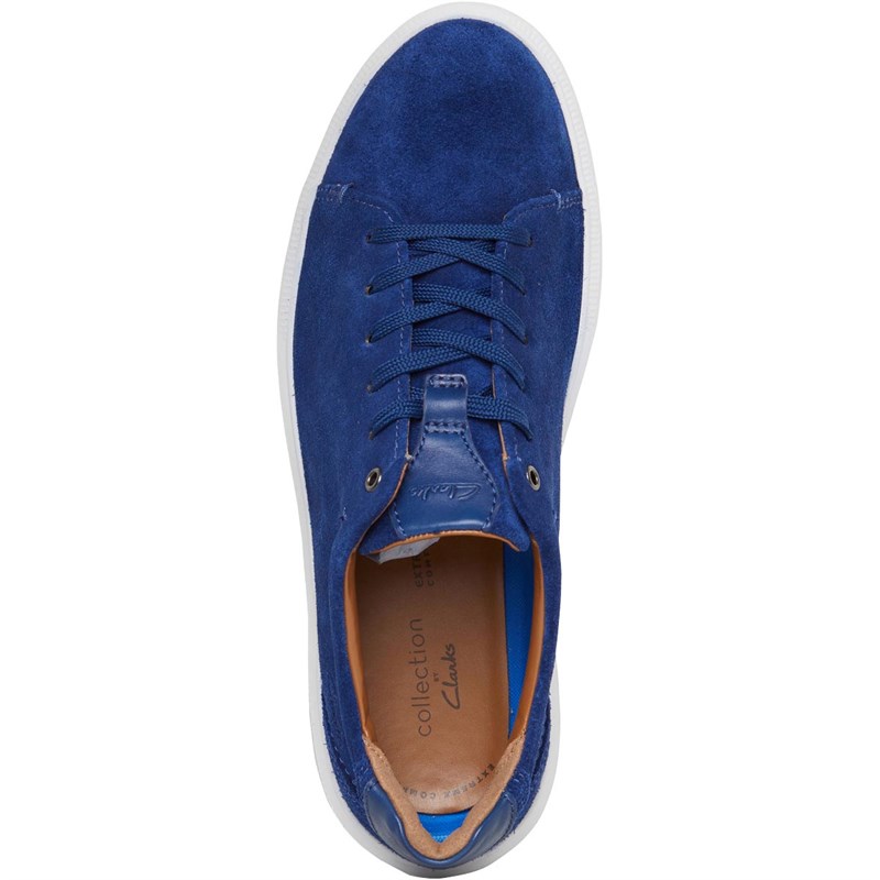 Buy Clarks Mens Cambro Low Suede Shoes Blue Buy Clarks Mens Cambro Low Suede Shoes Blue