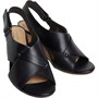 Clarks Womens Mergee Eve Wedge Sandals Black