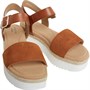Clarks Womens Lana Shore Platform Sandals Dark Tan