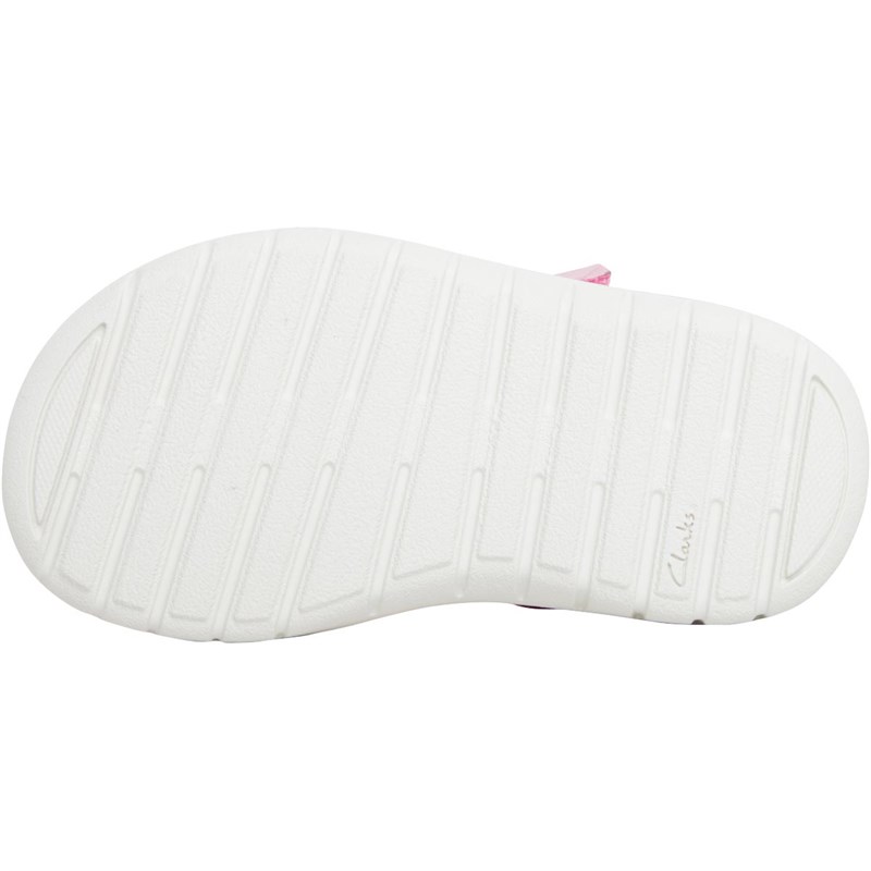 Clarks Infant Roam Shell Sandals Light Pink