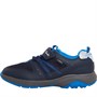 Clarks Junior Boys Rock Trek Shoes Wide Fit Navy/Combi