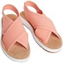 Clarks Womens Standard Fit Jemsa Cross Dash Sandals Light Coral