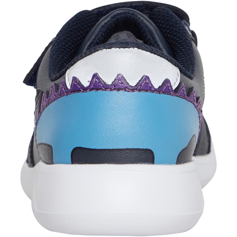 Clarks Boys Scape Steggy Trainers Navy