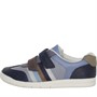 Clarks Boys Den Stripe Trainers Navy