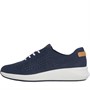 Clarks Womens Standard Fit Un Rio Tie Shoes Navy Nubuck