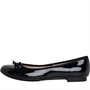 Clarks Womens Carousel Ride Shoes Black Patent