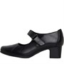 Clarks Womens Standard Fit Un Damson Vibe Shoes Black Leather
