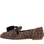 Clarks Womens Standard Fit Pure 2 Tassel Loafers Leopard Print