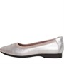 Clarks Womens Standard Fit Un Darcey Cap 2 Shoes Platinum