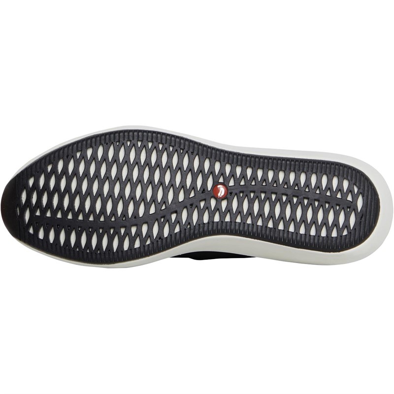 Clarks Womens Standard Fit Un Rio Strap Shoes Black Snake