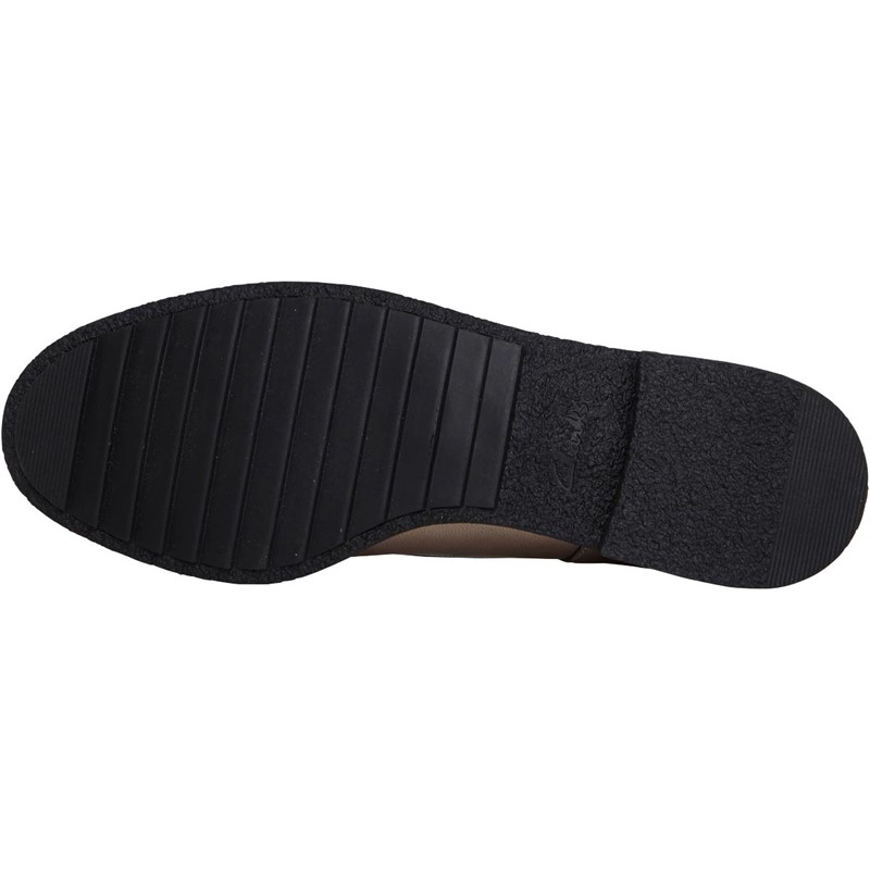 Clarks Womens Standard Fit Griffin Kilt Loafers Stone