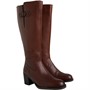 Clarks Womens Mascarpone 2 Hi Knee High Boots Dark Tan Leather