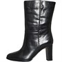 Clarks Womens Karamo Mid Calf Boots Black Leather