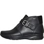 Clarks Womens Appley Mid Ankle Boots Black Leather