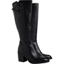 Clarks Womens Mascarpone 2 Up Knee High Boots Black Leather