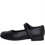 Clarks Infant Girls Wide Fit Scala Pure Mary Jane Shoes Black