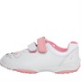 Clarks Infant Girls Standard Fit Giggle Up First Trainers White