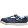 Clarks Infant Girls Standard Fit Crazy Tale First T-Bar Shoes Navy