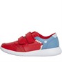 Clarks Boys Standard Fit Scape Scale Trainers Red Combi Leather