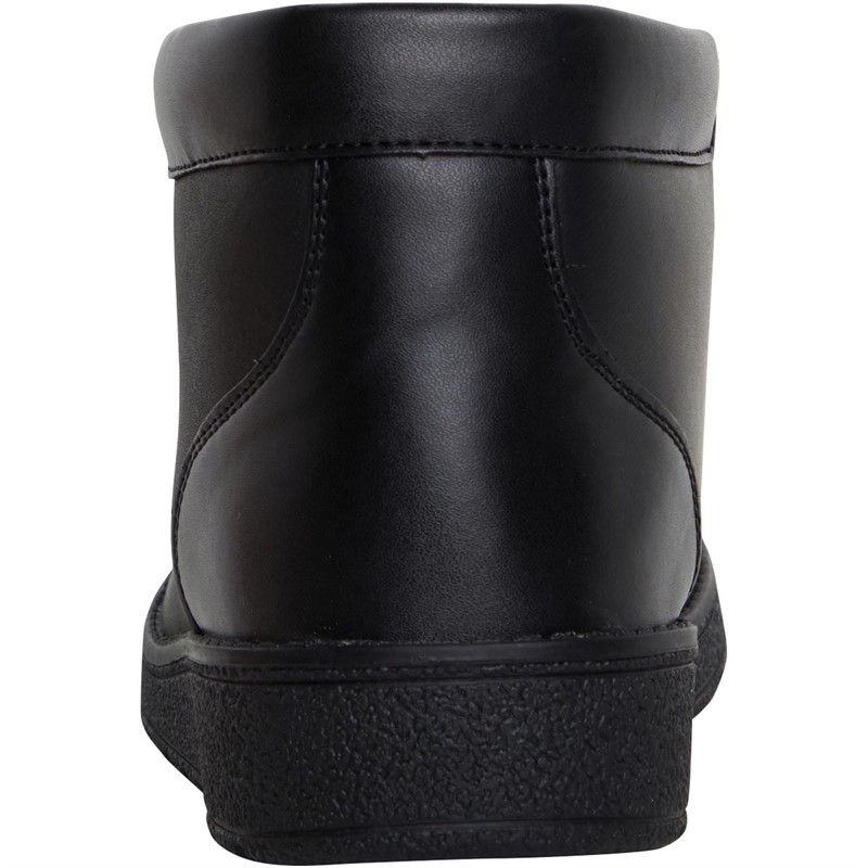 Clarks Junior Boys Standard Fit Mendip Loop Shoes Black