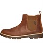 Clarks Boys Wide Fit Heath Sea GTX Chelsea Boots Tan Leather