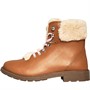 Clarks Girls Astrol Hiker Boots Tan Leather