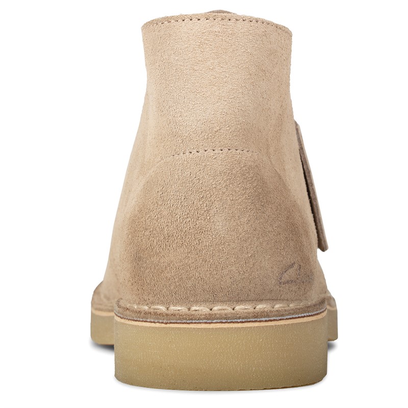 Clarks Dames Desert 2 Støvler Sand Suede