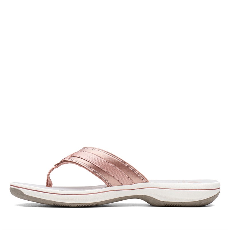 Clarks Dame Brinkley Sea Sandaler Metallisk