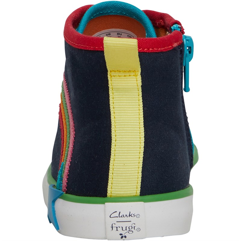 Clarks Meisjes Foxing Hi Beauty Hoge sneakers Meerkleurig