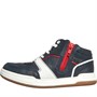 Clarks Drenge Fawn Peak Høje Sneakers Marine Blå Læder