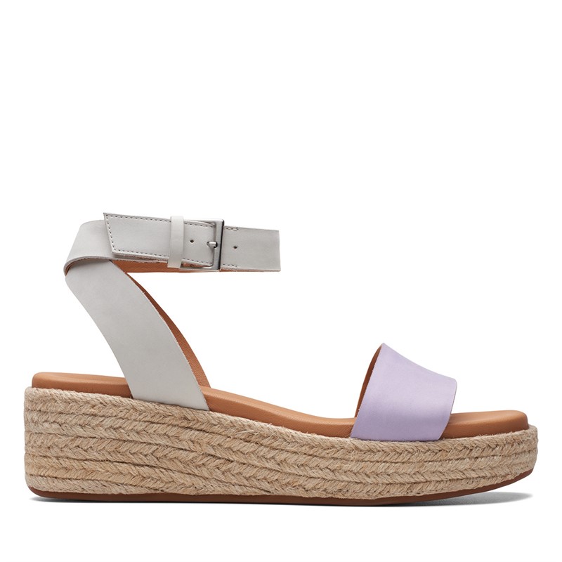 Clarks Dames Kimei Ivy Sandalen Lila Combinatie