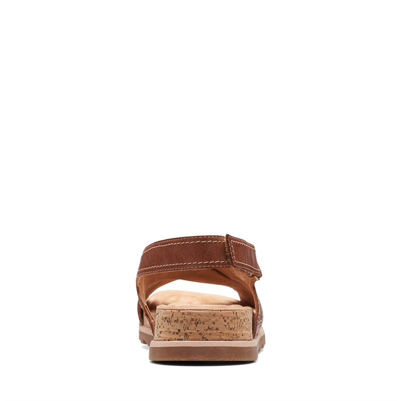 Clarks Dame Yachtsandaler Brun Læder