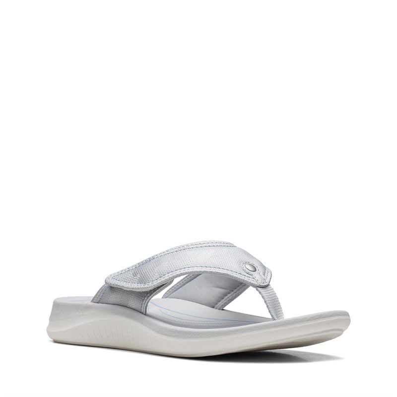 Clarks Dame Glide Post 2 Sandaler Metallic