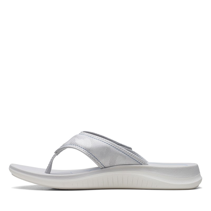 Clarks Dame Glide Post 2 Sandaler Metallic