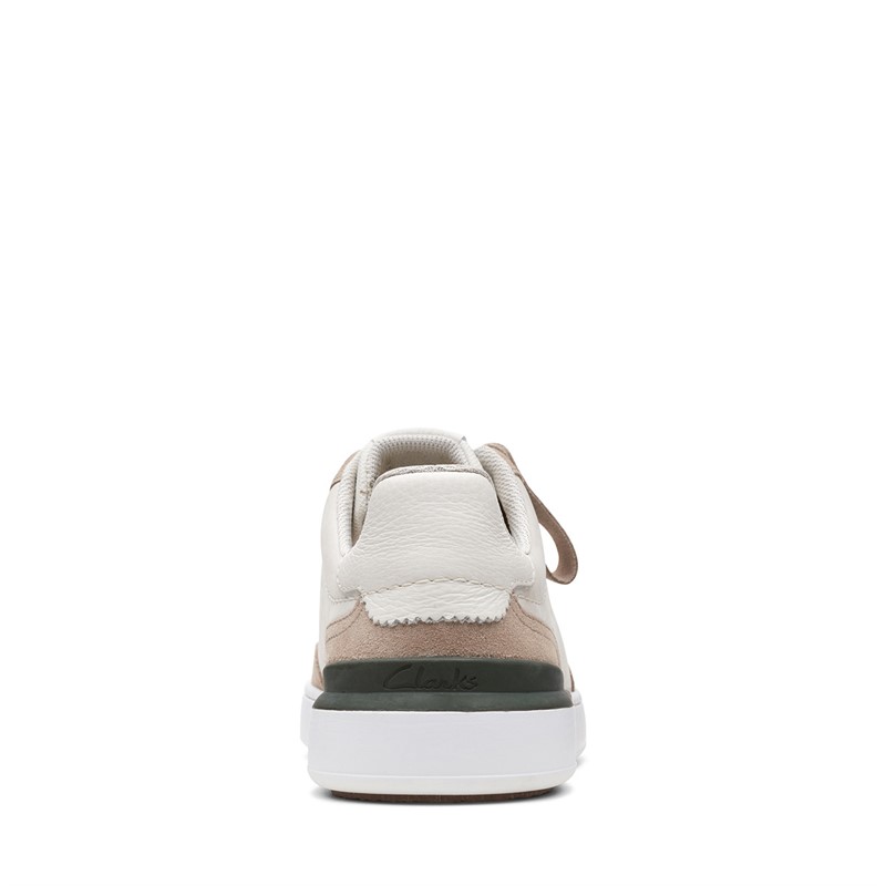 Clarks Heren Courtlite Tor Sneakers Wit Combi