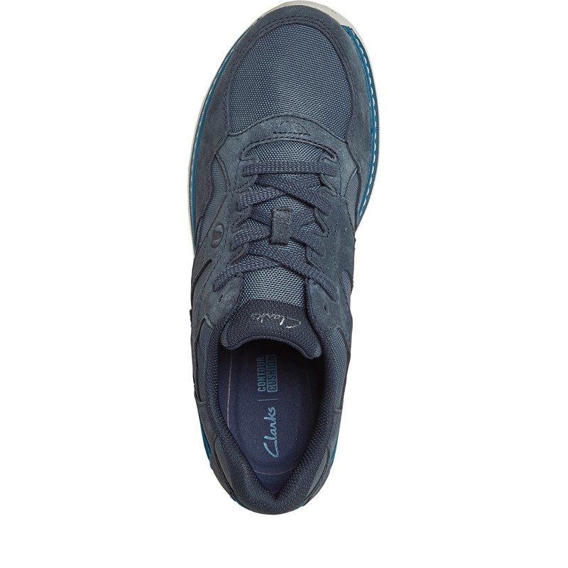 Clarks Mens Chartlite Tor Shoes Navy Combi