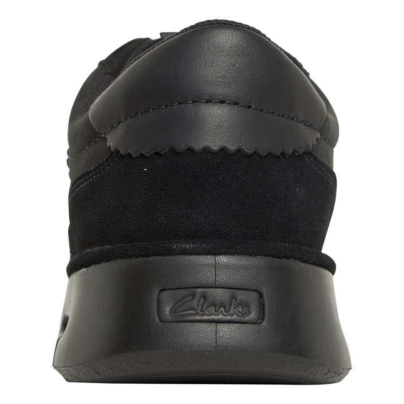 Clarks Mens Nature X One Shoes Black/Black