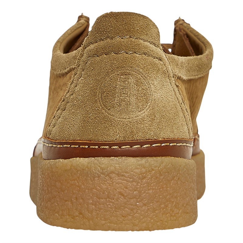 Clarks Mens Clarkwood Moc Shoes Dark Sand