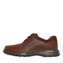 Clarks Mens Un Brawley Lace Shoes Mahogany Leather